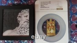 022 Cook Islands 3 ounce Silver Greek God Zeus NGC MS70