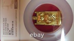 022 Cook Islands 3 ounce Silver Greek God Zeus NGC MS70