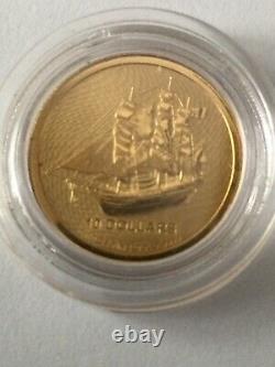 1/10oz Gold 2020 $10 Cook Island. 9999 Gold