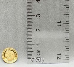 $1 Cook Islands 100 Years Indian Head. 5 Gram. 99999 Fine Gold Coin 2008