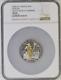 10 Dollars 2008 Cook Islands God Of Trade Mercury Silver Unc Ngc Ms69