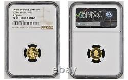 10 Dollars 2009 Cook Islands Twelve Wonders Of Ukraine Gold Proof Ngc69 Set Rare