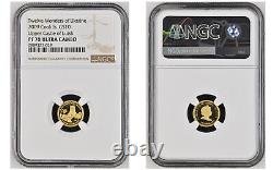 10 Dollars 2009 Cook Islands Twelve Wonders Of Ukraine Gold Proof Ngc69 Set Rare