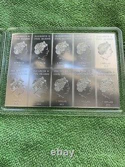 100 Gram Valcambi Silver CombiCoin Cook Islands (10x10g with Assay) RARE