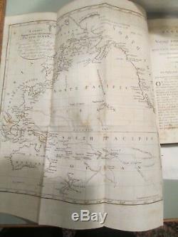 1789 Captain Cook Hawaii Tahiti Australia Maps Pacific Ocean Hawkesworths Voyage