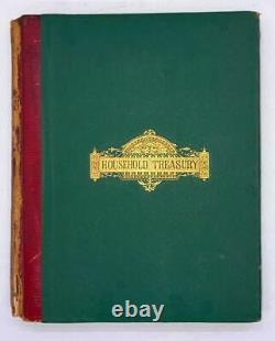 1870 Household Treasury Cookbook for Handwritten Recipes Rhode Island Bridal