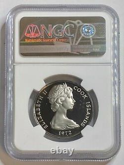 1972 Cook Islands 50 Cents Ngc Pf 69 Uc Proof Only 1 Graded Higher Worldwide