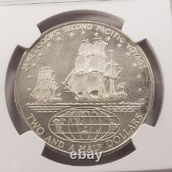 1974 $2.50 Cook Islands James Cook 2nd Voyage. 8134 ASW NGC PF 68 UC Q2734