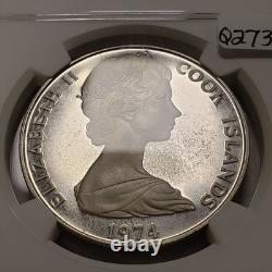 1974 $2.50 Cook Islands James Cook 2nd Voyage. 8134 ASW NGC PF 68 UC Q2734
