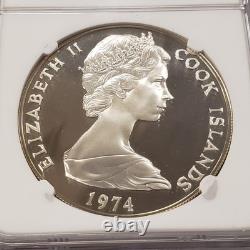 1974 $7.50 Cook Islands Hervey Islands 1.005 oz ASW NGC PF 69 UC Q2735