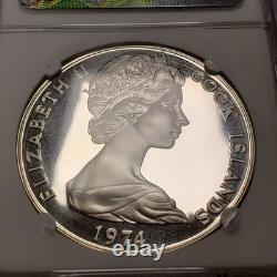 1974 $7.50 Cook Islands Hervey Islands 1.005 oz ASW NGC PF 69 UC Q2735