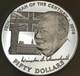 1974 COOK ISLANDS $50 DOLLAR CHURCHILL 3 Oz PROOF SILVER RARE BEAUTY