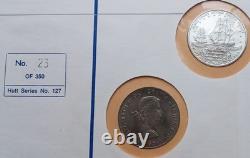 1974 Cook Islands Silver Coin & FDC, Hutt Series 127 Churchill Centenary #23/350