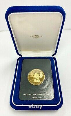 1975 Franklin Mint Cook Islands One Hundred Dollar $100 Gold Coin 9.6g. 900