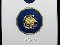 1976 $100 Cook Islands Proof Gold Coin, 900/1000 Fine Gold, Amer. Bicentennial