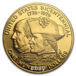 1976 Cook Islands Proof Gold $100 US Bicentennial SKU#34336