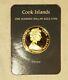 1976 One Hundred Dollar($100) Cook Islands Proof Gold Coin In Card Franklin Mint