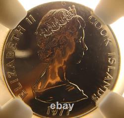 1977-FM Cook Island 10 Cents NGC MS 68 DPL, (U) Version, Rare, Mintage 1,002