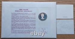 1978 Cook Islands $10 Silver Proof Coin FDC, 25th Anniversary Coronation #23/100