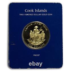 1978 Cook Islands Gold $200 Captain James Cook Proof SKU#57762