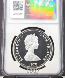 1978 Cook Islands Silver 10 Dollars Queens Jubilee Ngc Pf 69 Ultra Cameo Rare