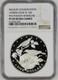 1978 Cook Islands Silver $5 Polynesian Warblers Birds Proof NGC PF 69
