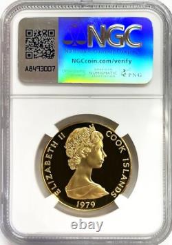 1979 Gold Cook Islands $200 Dollar Legacy Of James Cook Coin Ngc Proof 69 Uc