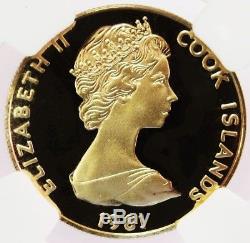 1981 Gold Cook Islands $50 Dollar Royal Wedding Coin Ngc Proof 69 Ultra Cameo