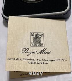 1985 Silver Proof Cook Islands $1 Dong Dollar 2nd P. I. C. & Mini Games OGP COA