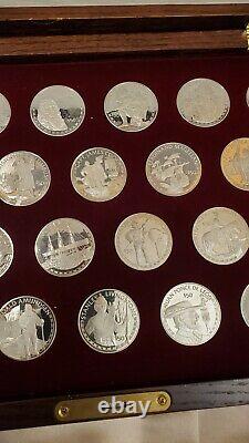 1988 Cook Islands The Coins Of Great Explorers Silver Coin Set & Key Rare