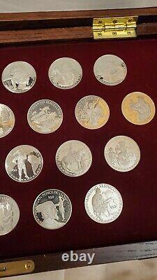 1988 Cook Islands The Coins Of Great Explorers Silver Coin Set & Key Rare