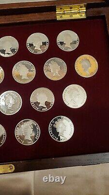 1988 Cook Islands The Coins Of Great Explorers Silver Coin Set & Key Rare