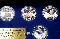 1996-98 COOK ISLANDS National Park 12 Multicolored Proof $10 Coin Set BU