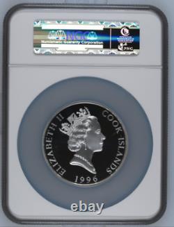 1996 S$20 Cook Islands 5oz Silver Olympic National Park NGC PF68UC