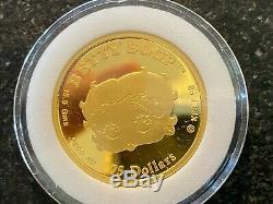 1998 24k Gold Betty Boop Set Cook Islands! 5 Coin Set Very Rare