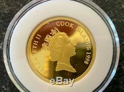 1998 24k Gold Betty Boop Set Cook Islands! 5 Coin Set Very Rare