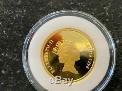 1998 24k Gold Betty Boop Set Cook Islands! 5 Coin Set Very Rare