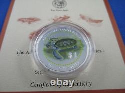 1998 Cook Islands The Australian Fauna Silver Coin Series Threatened Species