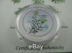 1999 Cook Islands The Threatened Species Australian Flora Silver Coin Series