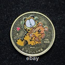 1999 Proof Cook Islands $5 Gold (coin is impaired). 585 Gold (bb8751)