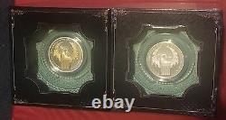2-2017 1-oz Silver Fantastic Beasts High Relief Proof Gold & Silver High Relief