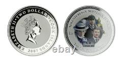 2 Dollars 2007 Cook Islands Sherlock The Sign Of The Four Silver Proof Ngc Pf70