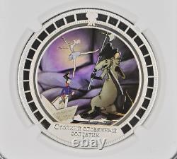 2 Dollars 2008 Cook Islands Steadfast Tin Soldier Kids Silver Proof Ngc Ms