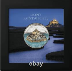 2 oz Silver MONT SAINT MICHEL Coin 2023 Cook Islands