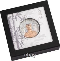 $20 2021 Cook Islands Terracotta Warriors Ag 3oz