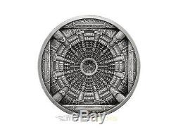 $20 Dollar 4 Layer High Relief Temple of Heaven Beijing Cook Islands Silver