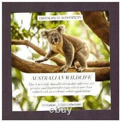 2000 Cook-Islands Australian Wildlife 7 Color Medals in Case