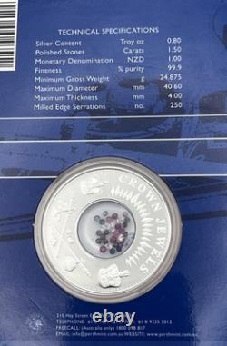 2002 Crown Jewels Silver. 80 Oz. 999 Cook Islands