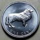 2003 Cook Islands One 1 Cent Coin- Collie Animal Series Unc Elizabeth II