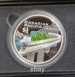 2004 Cook Islands Great Rail Journeys of the World 5x $1.999 1 oz Train Coins